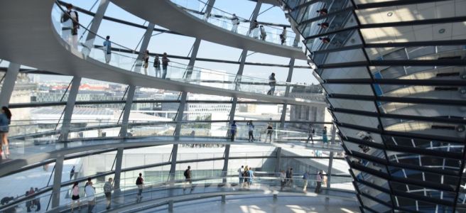 Kuppel des Bundestages in Berlin