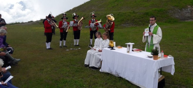 Bergmesse am Kreuzjoch am 12.7.2020